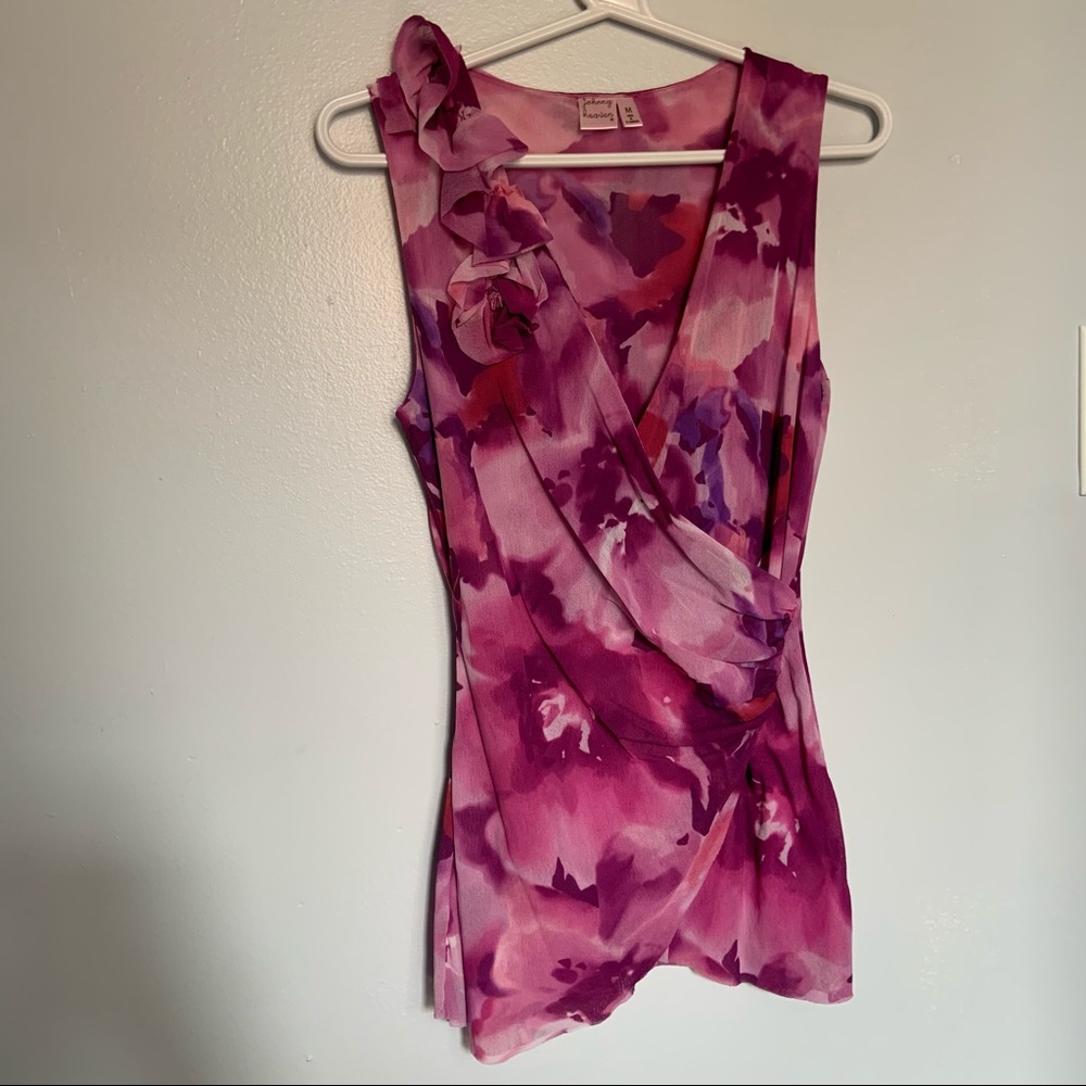Floral tank top